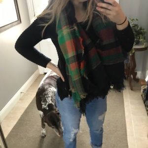 Cute orange, blue and green scarf! Never worn